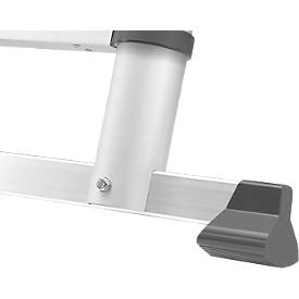 Teleskopleiter Hailo FlexLine, EN 131-6, höhenverstellbar, Einhand-Entriegelung, bis 150 kg, 13 Sprossen