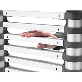 Teleskopleiter Hailo T80 FlexLine, EN 131-6, höhenverstellbar, Einhand-Entriegelung, bis 150 kg, div. Varianten