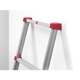 Teleskopleiter Hailo T80 FlexLine, EN 131-6, höhenverstellbar, Einhand-Entriegelung, bis 150 kg, div. Varianten