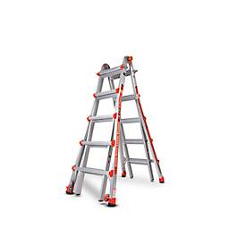 Teleskopleiter, max. Leiterhöhe 5,27 m, 4 x 5 Sprossen