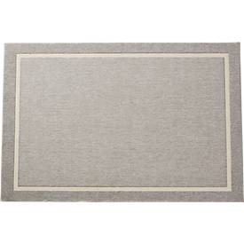 Teppich Fenix Modell D, PP, Florhöhe 4 mm, waschbar, B 1200/1600 mm, grau/beige