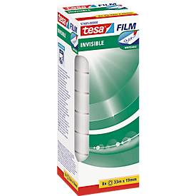 TESA Film, matt/unsichtbar, 33 m x 19 mm, 8 Rollen