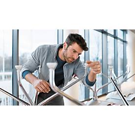 tesa® Filzgleiter Protect®, rund, selbstklebend, Ø 26 mm, weiß, 9 Stück