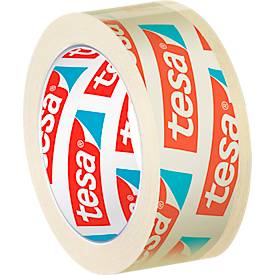 TESA® Klebeband 57370, reißfest, klebestark, L 10 m x B 15 mm, PP-Folie, transparent, 10 Rollen