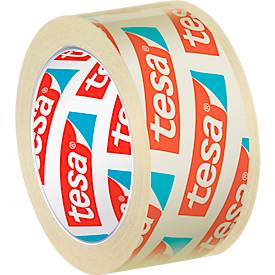 TESA® Klebeband 57404, reißfest, klebestark, L 10 m x B 19 mm, PP-Folie, transparent, 8 Rollen