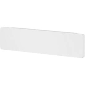 tesa® Küchen-Messerhalter, weiß, magnetische Leiste, selbstklebend (Power.Kit), L 265 x B 35 x H 65 mm, inkl. Adapter & Wasserwaage