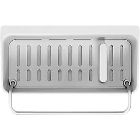 tesa® Küchenzubehör Spülbecken Organizer Set, weiß, Power.Kit, L 205 x B 140 x H 120 mm, inkl. Adapter & Wasserwaage,