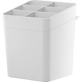 tesa® Küchenzubehör Utensilienhalter Set, weiß, Power.Kit, L 135 x B 150 x H 170 mm, inkl. Adapter & Wasserwaage,