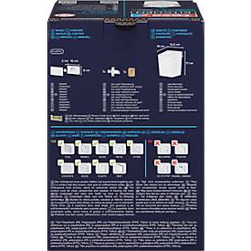 tesa® Küchenzubehör Utensilienhalter Set, weiß, Power.Kit, L 135 x B 150 x H 170 mm, inkl. Adapter & Wasserwaage,