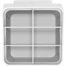 tesa® Küchenzubehör Utensilienhalter Set, weiß, Power.Kit, L 135 x B 150 x H 170 mm, inkl. Adapter & Wasserwaage,