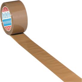 tesa Packband tesapack® 4195, PP-Folie, L 66 m x B 50 mm, braun, 6 Rollen
