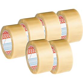 tesa Packband tesapack® 4195, PP-Folie, L 66 m x B 50 mm, transparent, 6 Rollen