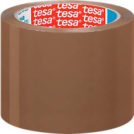 tesa Packband tesapack® 4195, PP-Folie, L 66 m x B 75 mm, braun, 4 Rollen