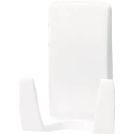 tesa Powerstrips Haken Wave, für Feuchträume, hält Gegenstände bis 2 kg, 1 Stück