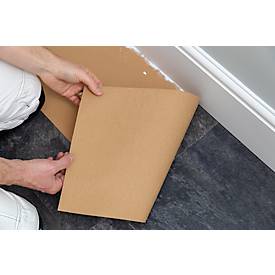 tesa® Professional Selbstklebendes Schutzpapier, chamoisgelb, 140 µm, 10 m x 600 mm, 1 Rolle