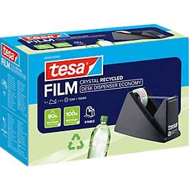 Tesa® Tischabroller, für Klebebänder bis B 19 mm x L 33 m, inkl. 1 Rolle tesafilm® eco & crystal