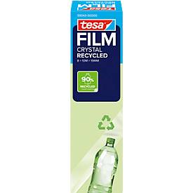 tesafilm® eco & crystal Klebeband, transparent, reißfest, L 10 m x B 19 mm, 8 Rollen