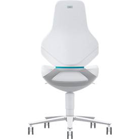 TEXON 2 Reinraum-Arbeitsstuhl Skintec offwhite, ESD- & Reinraum-konform, mit Rollen