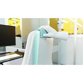 TEXON 2 Reinraum-Arbeitsstuhl Skintec schwarz, ESD- & Reinraum-konform, mit Rollen