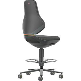 TEXON Arbeits- und Labordrehstuhl mit Stoffbezug, ergonomisch, Sitzhöhe 570–810 mm