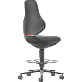 TEXON Arbeits- und Labordrehstuhl mit Supertec-Polsterung, ergonomisch, Sitzhöhe 570–810 mm