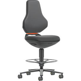TEXON Arbeits- und Labordrehstuhl mit Supertec-Polsterung, ergonomisch, Sitzhöhe 570–810 mm