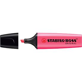 Textmarker STABILO® BOSS Original, Keilspitze, lichtbeständig, schnell trocknend, pink, 1 Stück