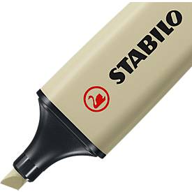 Textmarker STABILO® BOSS Original NatureCOLORS, Keilspitze, lichtbeständig, schnell trocknend, farbsortiert, 4 Stück