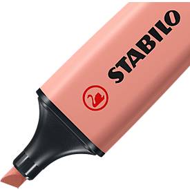 Textmarker STABILO® BOSS Original NatureCOLORS, Keilspitze, lichtbeständig, schnell trocknend, siena, 10 Stück