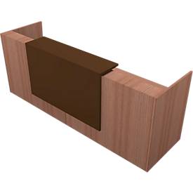 Theke Spezia, gerade, B 2860 x T 880 x H 1130 mm, verschiedene Farben