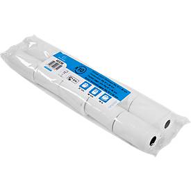 Thermorolle Exacompta, für Kartenzahlung, 1-lagig, BPA-frei, FSC-zertifiziert, 55 g/m², L 18 m x B 57 mm, Ø 40 mm, 10 Rollen, weiß