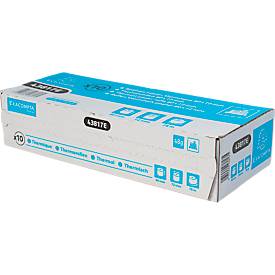 Thermorolle Exacompta, für Kassen, 1-lagig, BPA-frei, FSC-zertifiziert, 48 g/m², L 76 m x B 80 mm, Ø 72 mm, 10 Rollen, weiß