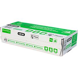 Thermorolle Exacompta, rückseitig bedruckt, 1-lagig, 48 g/m², L 76 m x B 80 mm, Ø 80 mm, 10 Rollen, weiß