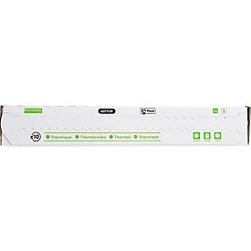 Thermorolle Exacompta, rückseitig bedruckt, 1-lagig, 55 g/m², L 18 m x B 57 mm, Ø 40 mm, 10 Rollen, weiß