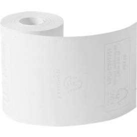 Thermorolle Exacompta, rückseitig bedruckt, 1-lagig, 55 g/m², L 18 m x B 57 mm, Ø 40 mm, 20 Rollen, weiß