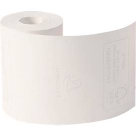 Thermorolle Exacompta SEPA 44808DE, für Registrierkassen & Waagen, mit deutschem SEPA-Text, L 14 m x B 57 mm, FSC®-Papier, weiß, 60 Rollen