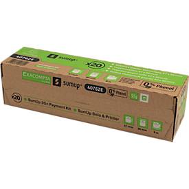 Thermorolle Exacompta SumUp® 40762E, für SumUp® Kartenzahlungsterminals mit Drucker, L 9 m x B 57 mm, FSC®-Papier, weiß, 20 Stück