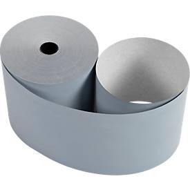 Thermorolle Safe Contact, 1-lagig, 52 g/m², B 80 mm x L 76 m, 80 mm Ø, 10 Rollen, blaugrau
