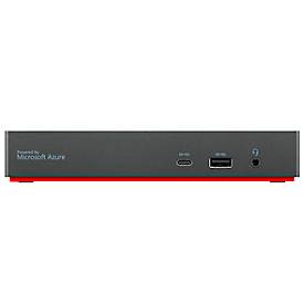 ThinkPad Universal USB-C-Dockingstation Lenovo, 2 x DP/1 x HDMI, diverse USB-Anschlüsse, LAN, B 171 x T 80 x H 37,5 mm, schwarz