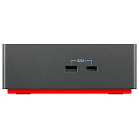 ThinkPad Universal USB-C-Dockingstation Lenovo, 2 x DP/1 x HDMI, diverse USB-Anschlüsse, LAN, B 171 x T 80 x H 37,5 mm, schwarz