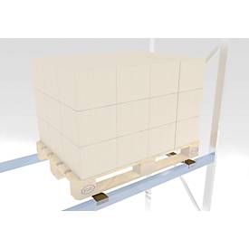 Tiefenauflage, verzinkt, Rahmentiefe 850 mm, max. Gewicht 1000 kg