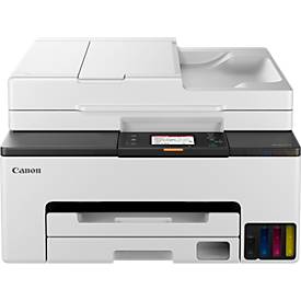 Tintenstrahl Multifunktionsdrucker Canon MAXIFY GX2050, 4-in-1, USB/LAN/WLAN/Cloud, Auto-Duplex, Mobildruck, bis A4, inkl. CMYK-Tintenflaschen