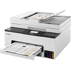 Tintenstrahl Multifunktionsdrucker Canon MAXIFY GX2050, 4-in-1, USB/LAN/WLAN/Cloud, Auto-Duplex, Mobildruck, bis A4, inkl. CMYK-Tintenflaschen