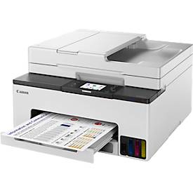 Tintenstrahl Multifunktionsdrucker Canon MAXIFY GX2050, 4-in-1, USB/LAN/WLAN/Cloud, Auto-Duplex, Mobildruck, bis A4, inkl. CMYK-Tintenflaschen