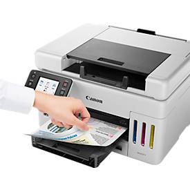 Tintenstrahl Multifunktionsdrucker Canon MAXIFY GX6550, 3-in-1, USB/WLAN, Auto-Duplex/Mobildruck/Cloud, bis A4, schwarz-