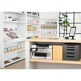 Tintenstrahl Multifunktionsdrucker Canon MAXIFY GX6550, 3-in-1, USB/WLAN, Auto-Duplex/Mobildruck/Cloud, bis A4, schwarz-weiß, inkl. CMYK-Tintenflaschen
