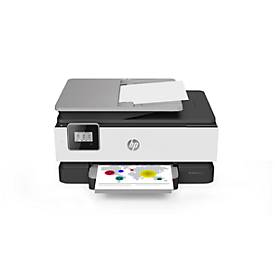 Tintenstrahl-Multifunktionsgerät HP OfficeJet 8012, 3 in 1, Farbe/SW, Smart-Druck, bis A4