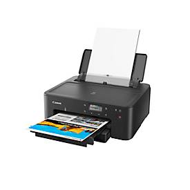 Tintenstrahldrucker Canon PIXMA TS705a, USB/LAN/WLAN, Auto-Duplex/Mobildruck, bis A4, inkl. 5 CMYK-Patronen, schwarz