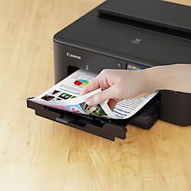 Tintenstrahldrucker Canon PIXMA TS705a, USB/LAN/WLAN, Auto-Duplex/Mobildruck, bis A4, inkl. 5 CMYK-Patronen, schwarz