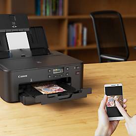 Tintenstrahldrucker Canon PIXMA TS705a, USB/LAN/WLAN, Auto-Duplex/Mobildruck, bis A4, inkl. 5 CMYK-Patronen, schwarz